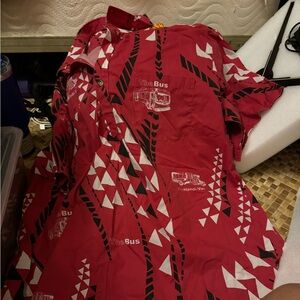 The Bus Honolulu Red aloha shirt XXXL
